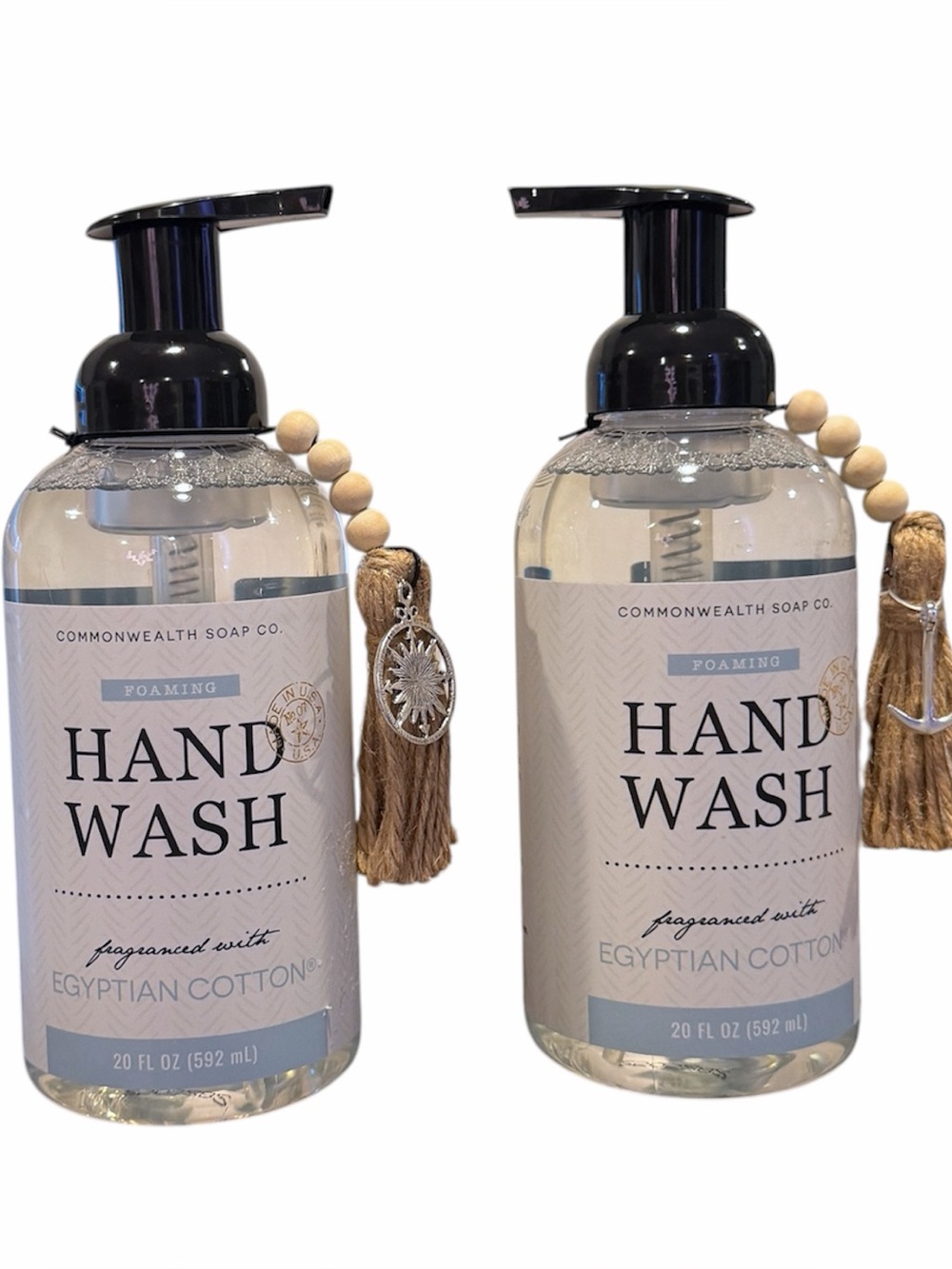 2 COMMONWEALTH SOAP CST EGYPTIAN COTTON w/ALOE Foam Hand Wash 20 oz ea